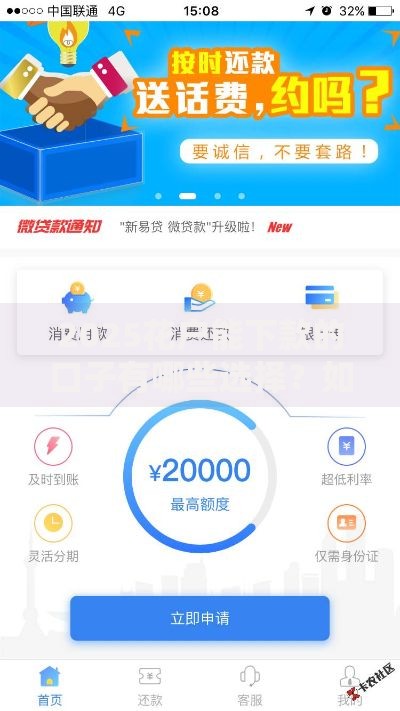 2025花户能下款的口子有哪些选择？如何快速申请？