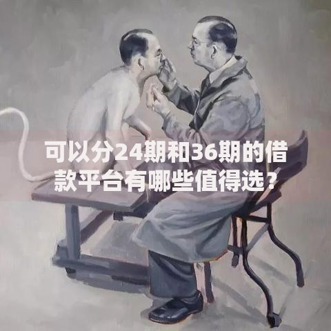 可以分24期和36期的借款平台有哪些值得选？