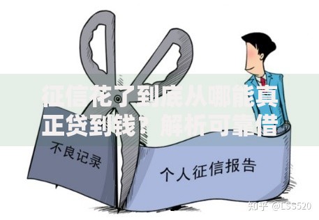 征信花了到底从哪能真正贷到钱？解析可靠借款渠道与技巧