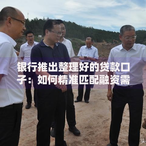 银行推出整理好的贷款口子：如何精准匹配融资需求？