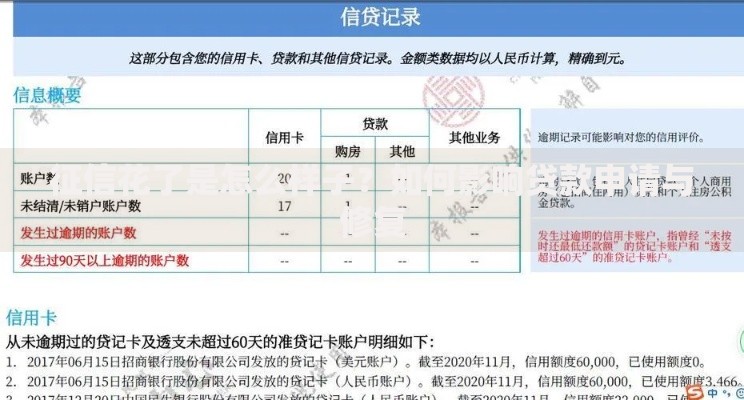征信花了是怎么样子？如何影响贷款申请与修复