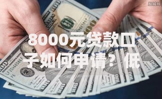 8000元贷款口子如何申请？低息正规平台推荐指南