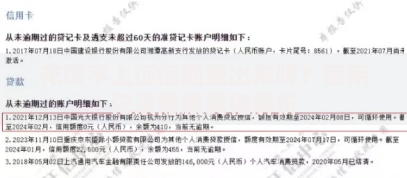 花呗不上征信能查出来吗？信用记录隐藏真相解析