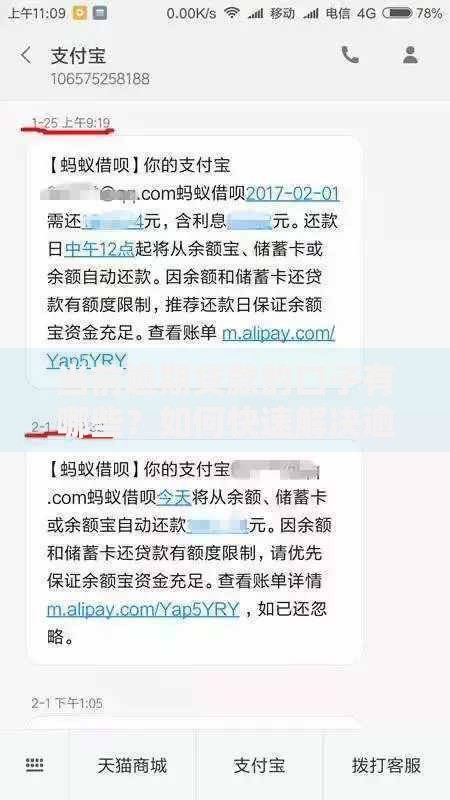 当前逾期贷款的口子有哪些？如何快速解决逾期难题