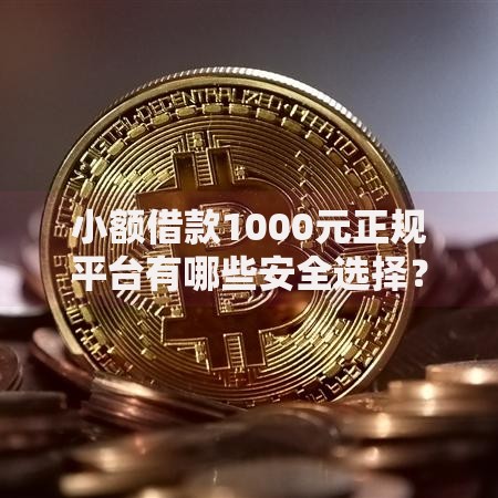 小额借款1000元正规平台有哪些安全选择？
