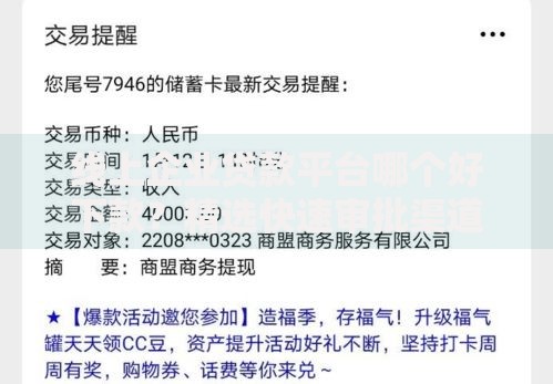 线上企业贷款平台哪个好下款？精选快速审批渠道解析