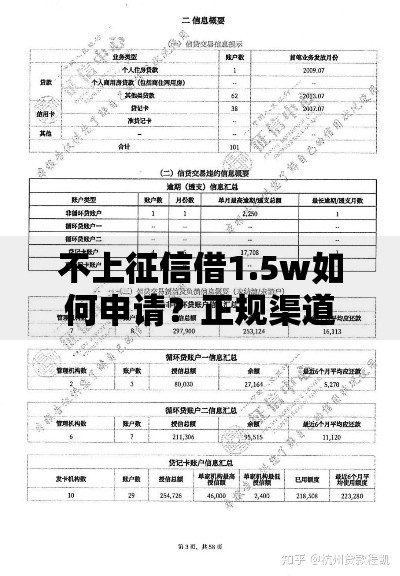 不上征信借1.5w如何申请？正规渠道与风险解析
