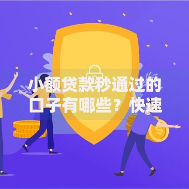 小额贷款秒通过的口子有哪些？快速审核渠道解析