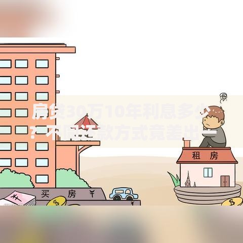 房贷30万10年利息多少？不同还款方式竟差出一辆车钱
