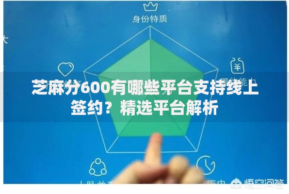 芝麻分600有哪些平台支持线上签约?精选平台解析 芝麻分600有哪些平台支持线上签约?精选平台解析