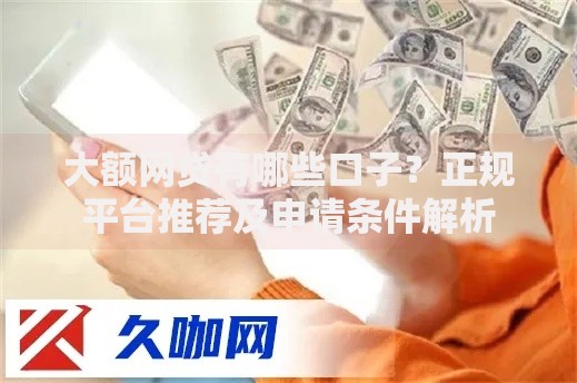 大额网贷有哪些口子？正规平台推荐及申请条件解析