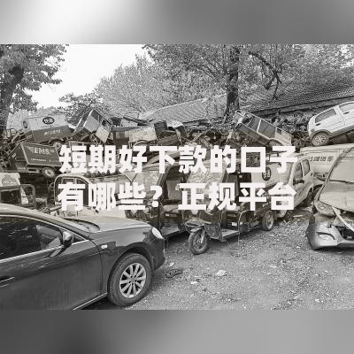 短期好下款的口子有哪些？正规平台深度解析