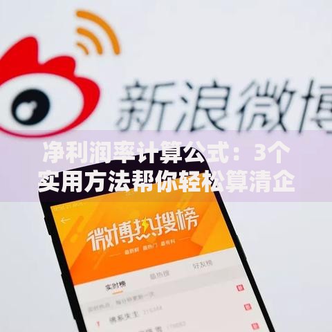 净利润率计算公式：3个实用方法帮你轻松算清企业真实收益