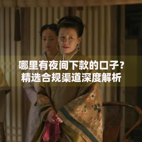 哪里有夜间下款的口子？精选合规渠道深度解析