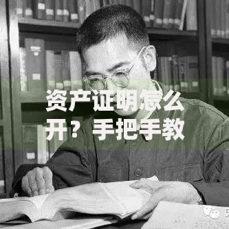 资产证明怎么开？手把手教你轻松搞定办理流程与注意事项