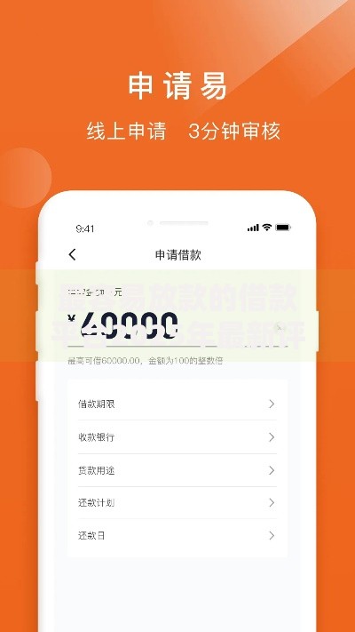 最容易放款的借款平台2025年最新评测及申请指南