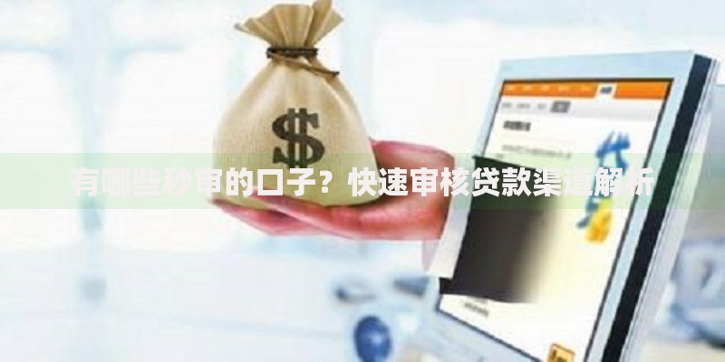 有哪些秒审的口子？快速审核贷款渠道解析