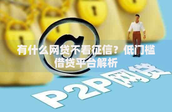 有什么网贷不看征信？低门槛借贷平台解析