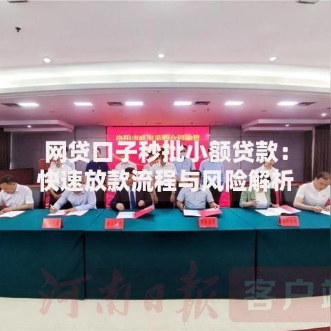 网贷口子秒批小额贷款：快速放款流程与风险解析