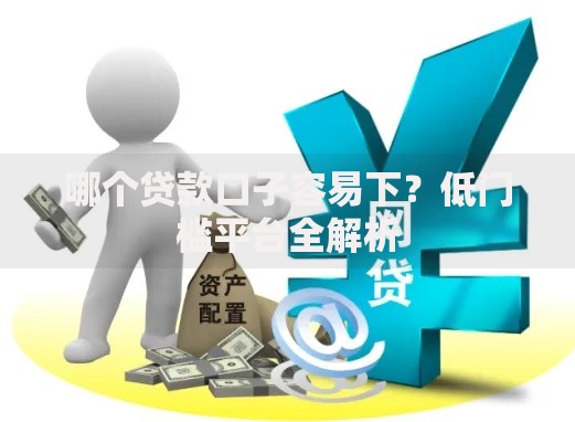 哪个贷款口子容易下？低门槛平台全解析