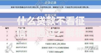 什么贷款不看征信能通过?解析无征信审核贷款渠道 什么贷款不看征信能通过?解析无征信审核贷款渠道