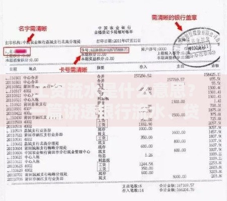 工资流水是什么意思？一篇讲透银行流水、贷款审核必备常识