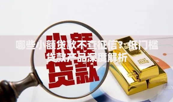 哪些小额贷款不查征信？低门槛贷款产品深度解析
