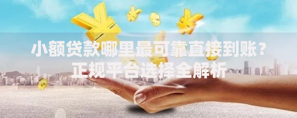 小额贷款哪里最可靠直接到账？正规平台选择全解析