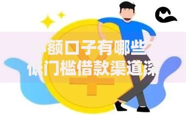小额口子有哪些？低门槛借款渠道深度解析