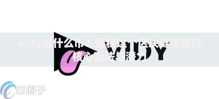 vidy是什么币？揭秘这个区块链项目的核心玩法与潜力