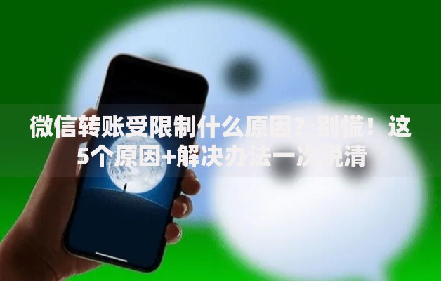 微信转账受限制什么原因？别慌！这5个原因+解决办法一次说清