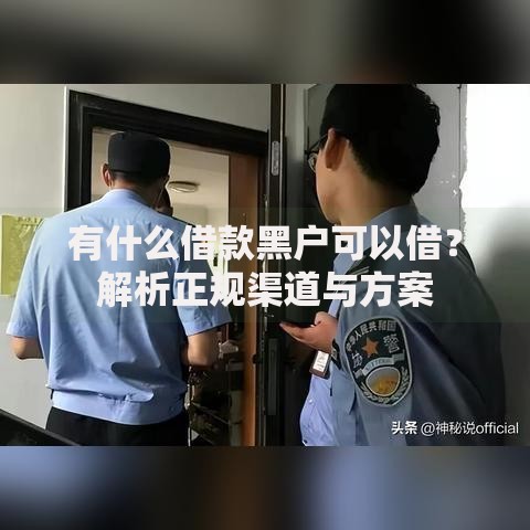 有什么借款黑户可以借？解析正规渠道与方案