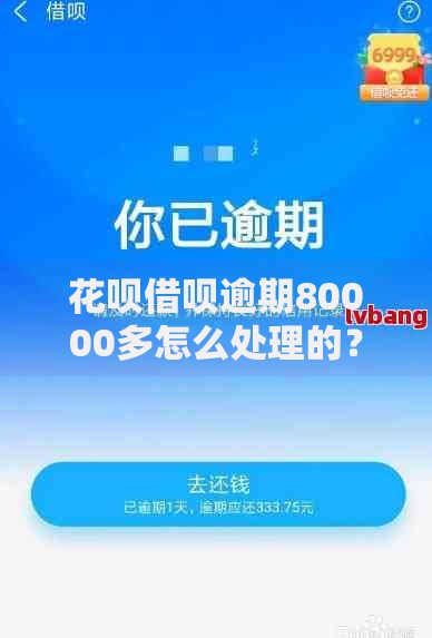 花呗借呗逾期80000多怎么处理的？债务化解方案全解析