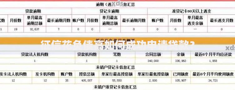 征信花负债高如何成功申请贷款？