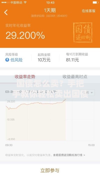 国债怎么卖？手把手教你轻松卖出国债赚收益