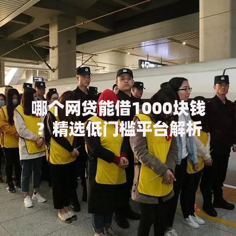 哪个网贷能借1000块钱？精选低门槛平台解析