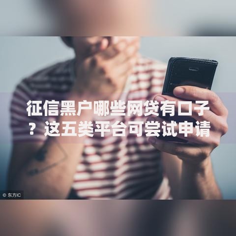 征信黑户哪些网贷有口子？这五类平台可尝试申请