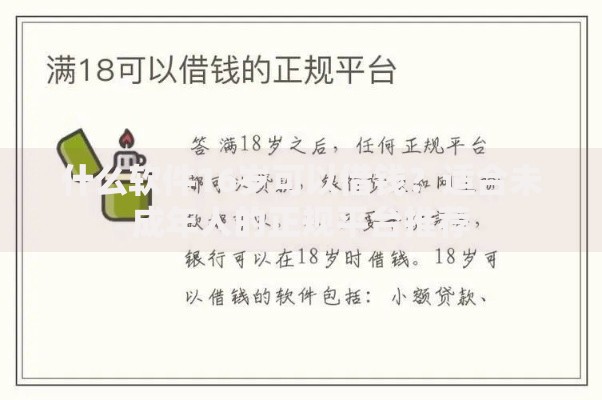 什么软件16岁可以借钱？适合未成年人的正规平台推荐