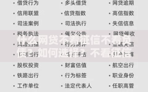 什么网贷不看征信不看负债?如何选择?不看征信负债的网贷产品解析 什么网贷不看征信不看负债?如何选择?不看征信负债的网贷产品解析