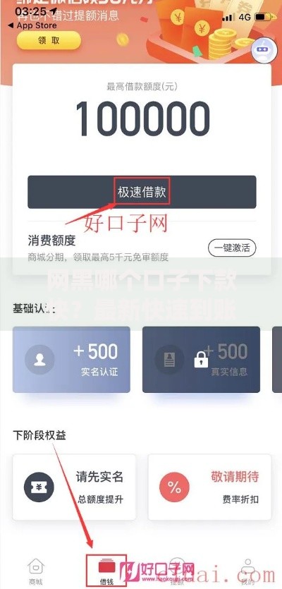 网黑哪个口子下款快？最新快速到账渠道解析