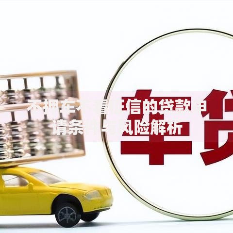 不押车不看征信的贷款申请条件与风险解析
