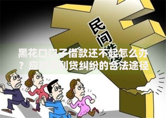 黑花口口子借款还不起怎么办?应对高利贷纠纷的合法途径解析 黑花口口子借款还不起怎么办?应对高利贷纠纷的合法途径解析