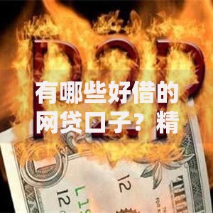 有哪些好借的网贷口子？精选平台解析及申请攻略