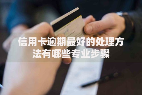 信用卡逾期最好的处理方法有哪些专业步骤
