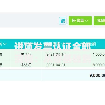 进项发票认证全部流程：从零基础到熟练操作指南