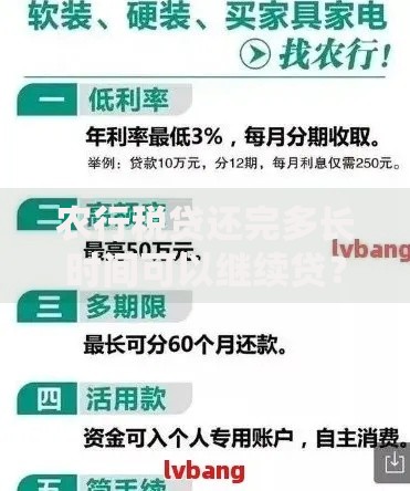 农行税贷还完多长时间可以继续贷？申请条件与流程解析