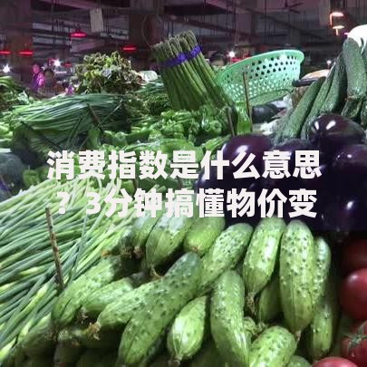 消费指数是什么意思？3分钟搞懂物价变化与生活成本