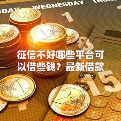征信不好哪些平台可以借些钱？最新借款渠道解析