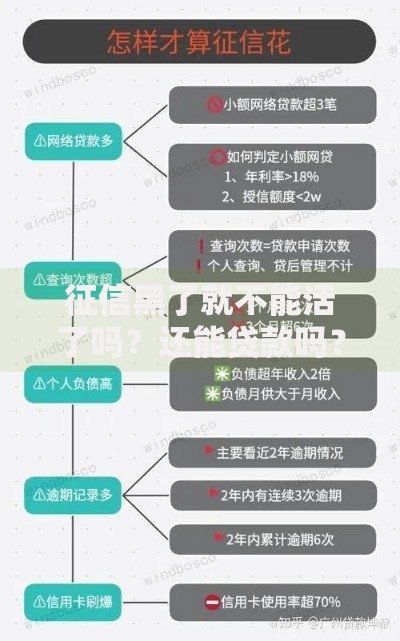 征信黑了就不能活了吗？还能贷款吗？如何补救？必看解决方案解析