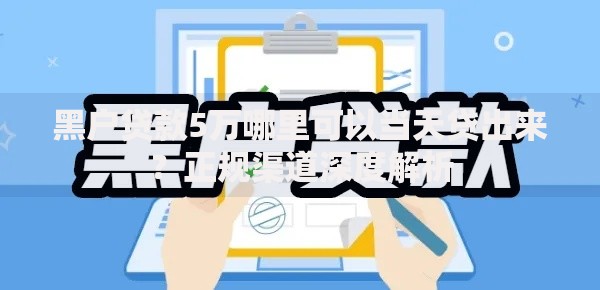 黑户贷款5万哪里可以当天贷出来？正规渠道深度解析